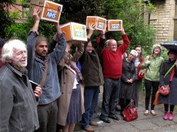 NHS Petition Hand-in: Nick Clegg