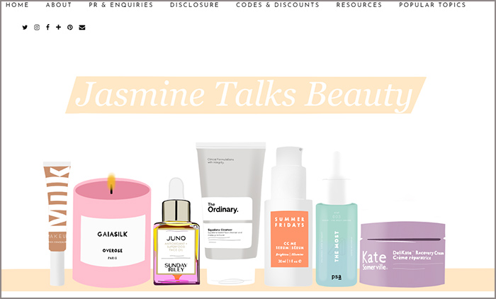 Jasmine Talks Beauty